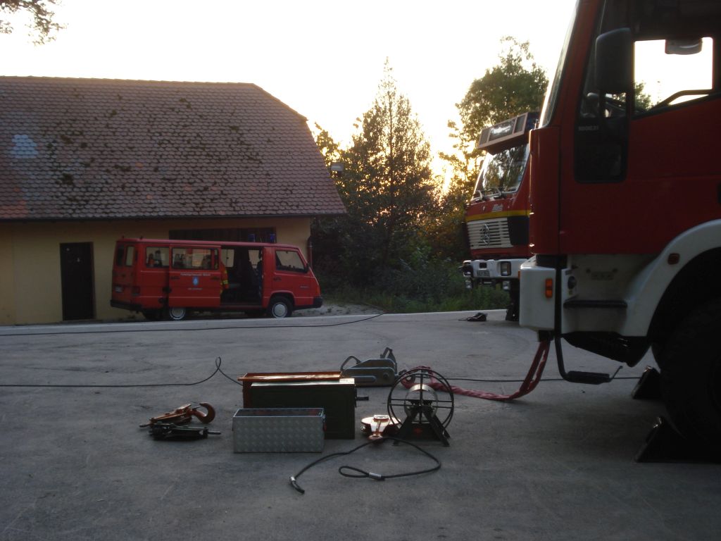 Gemeinschaftsübung der Feuerwehren Sulzbach und Oberweier